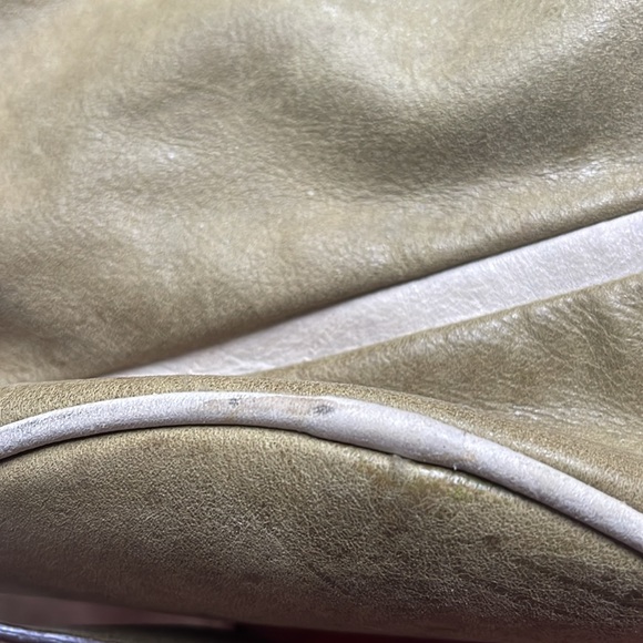 BURGUNDY ASSEMBLAGE Calfskin bucket bag - Picture 9 of 10